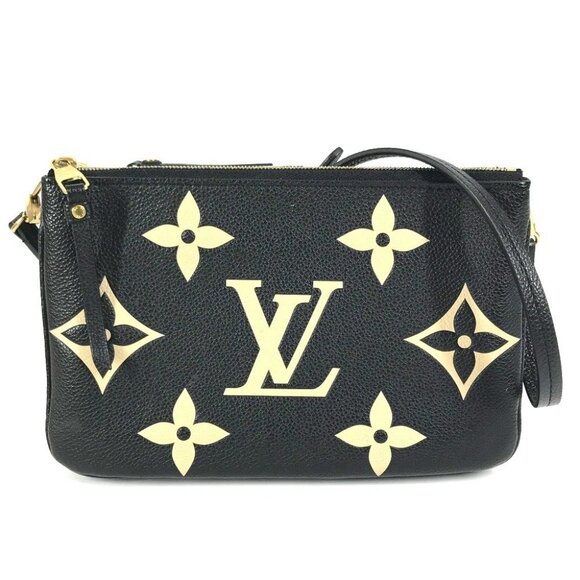 LOUIS VUITTON M80787 Pochette double zip Pochette Pouch Clutch Shoulder Bag - Picture 1 of 15